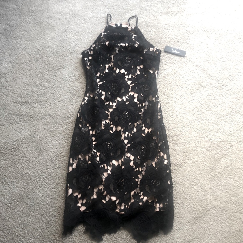 Black Lace Lulu’s Cocktail dress